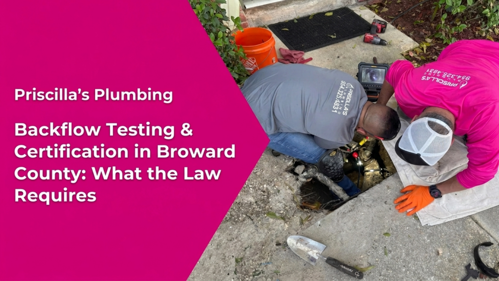 Backflow Testing &amp; Certification in Broward County: What the Law Requires