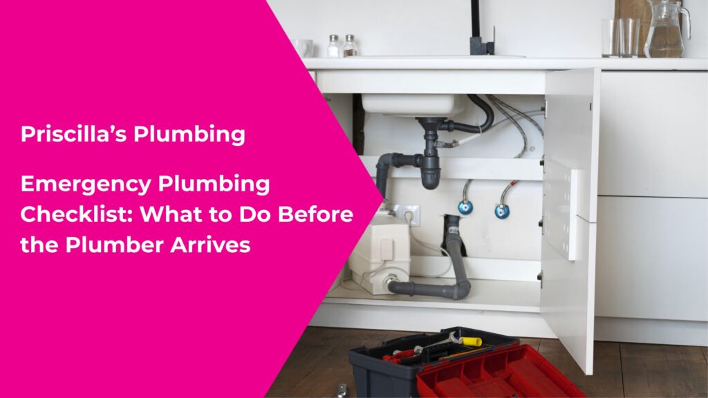 Emergency Plumbing Checklist: What to Do Before the Plumber Arrives