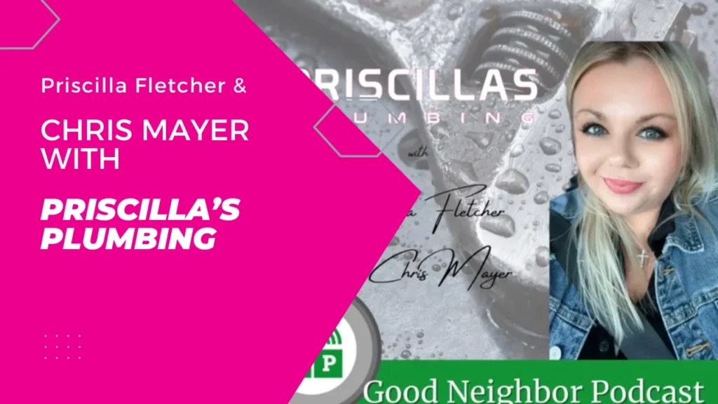 Priscilla Fletcher & Chris Mayer with Priscilla's Plumbing