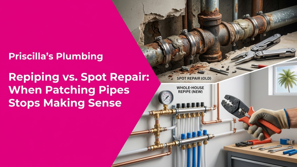 Repiping vs. Spot Repair: When Patching Pipes Stops Making Sense