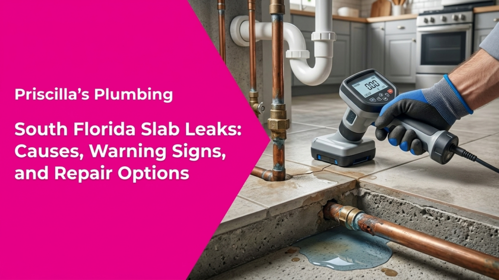 South Florida Slab Leaks: Causes, Warning Signs, and Repair Options