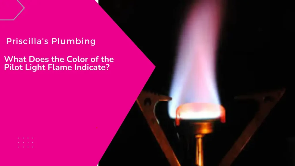 What Does the Color of the Pilot Light Flame Indicate?
